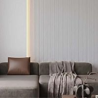 Стеновая панель Ultrawood NEXT арт. WPC 002 WH (2900 х 118 х 11 мм) - Санкт-Петербург