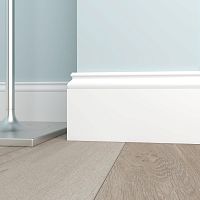 Плинтус белый Ultrawood арт. Base 5763 p (2000 x 133 x 15 мм.) - Санкт-Петербург