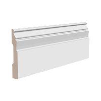 Плинтус белый Ultrawood арт. Base 0022 p (2000 x 80 x 12 мм.) - Санкт-Петербург