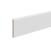 Плинтус белый Ultrawood арт. Base 0023 p (2000 x 120 x 12 мм.) - Санкт-Петербург
